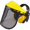 Face Protection Shield With Earmuffs